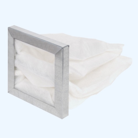 FBCr-P 100 и фильтр карманный (материал) FCP 100 (G4-EU4) Комплект фильтр-бокс карманный